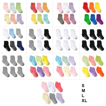 12 пар носков для малышей с ручками, удобные разноцветные носки для малышей, подарок для девочек, L белый
