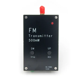 2000 М FM-передатчик 500 МВт Стерео FM-Передатчик 76-108 М аудиосигнал USB TYPE-C ДЛЯ DSP Радиовещания Кампусная Радиостанция