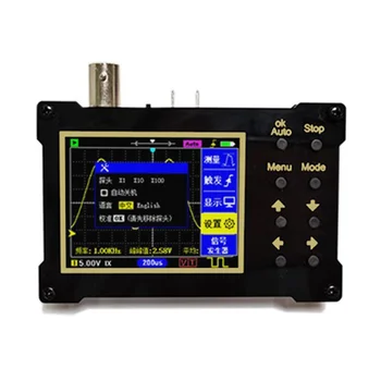 DSO154Pro 2,4-дюймовый Цифровой Осциллограф начального уровня с полосой пропускания 1 МГц/18 МГц Частотой дискретизации Генератор сигналов Осциллограф 40 мса/с