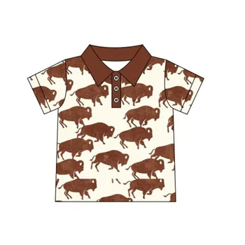 Бежевая рубашка для мальчиков с принтом Red Bull, летний бутик одежды для мальчиков, детская одежда Оптом