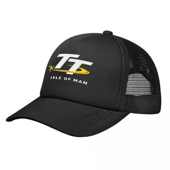 Бейсболки из сетки для мотогонок Isle Of Man TT, модные солнцезащитные кепки для взрослых, шляпы, Регулируемая Спортивная кепка из полиэстера, Летняя кепка дальнобойщика