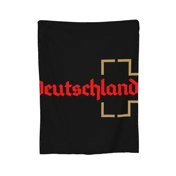 Германия-Одеяло ramstein Мягкое теплое Фланелевое Плюшевое одеяло для кровати, гостиной, домашнего дивана для пикника