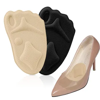Женские стельки для передней части стопы для обуви, уменьшающие размер обуви, Вставные подушечки для обуви, Комфортные Подушечки для защиты носков на высоких каблуках, Подушечка для ухода за ногами