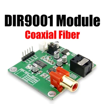 Модуль оптоволоконного коаксиального приемника DIR9001 с частотой дискретизации SPDIF-I2S 24 бит 96 кГц, Предназначенный для ЦАП, коаксиальный RCA, оптоволокно