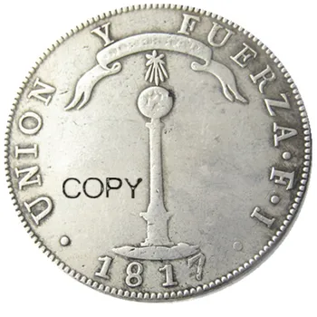 Монета-копия из серебра 1817-FJ с серебряным покрытием.