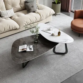 Нерегулярный облачный журнальный столик light luxury creative home living room кремовый журнальный столик в форме ваби саби