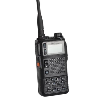 Новейшее радиолюбительское радио RS-689 fm портативное трехдиапазонное двухстороннее радио с двойным дисплеем uhf vhf