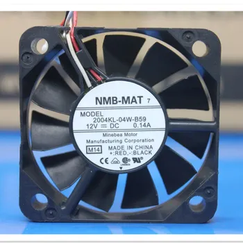 Новый NMB-MAT 2004KL-04W-B59 с двумя шарикоподшипниками постоянного тока 12 В 0.14A 5010 50 Мм 50*50*10 Мм Охлаждающий Вентилятор Серверный вентилятор 3D-принтер Охлаждающий Вентилятор