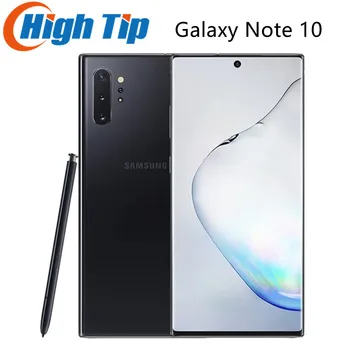 Оригинальный Разблокированный Samsung Galaxy Note 10 N970U1 N970F 256 ГБ ПЗУ 8 ГБ ОЗУ Мобильный Телефон Octa Core 6.3 ' Snapdragon 855 Мобильный Телефон