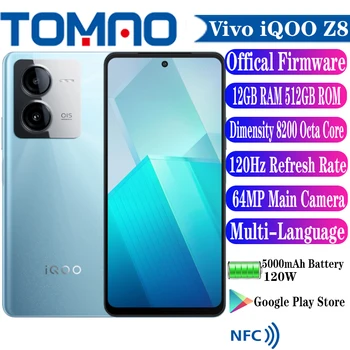 Официальный Оригинальный Новый Смартфон Vivo IQOO Z8 5G Dimensity8200 6,64 