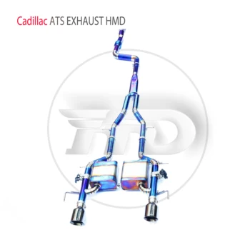 Производительность выхлопной системы из титанового сплава HMD Catback для Cadillac ATS 2.0T Электронная модификация клапана