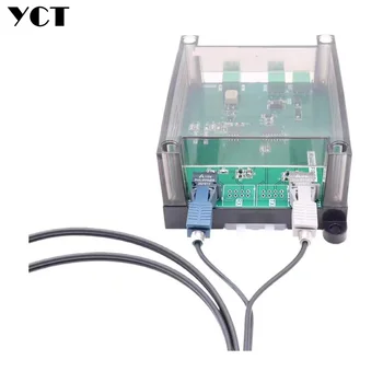 Промышленный преобразователь многорежимного оптического порта ST FC-11 пластикового оптического волокна в последовательный порт RS232 485 двунаправленный преобразователь YCT