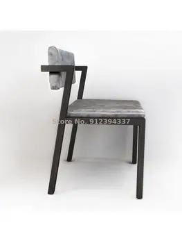 Скандинавский домашний обеденный стул современный минималистичный студийный креативный офисный стул ресторанный стул дизайнерский стул со спинкой