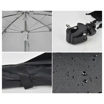Универсальный зонт для камеры с зажимом и кронштейном Accs для кемпинга на велосипеде на открытом воздухе