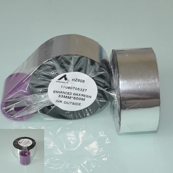 Ширина 33 мм Длина 700 мм Производители Videojet Термотрансферная Восковая лента для принтера для кодера
